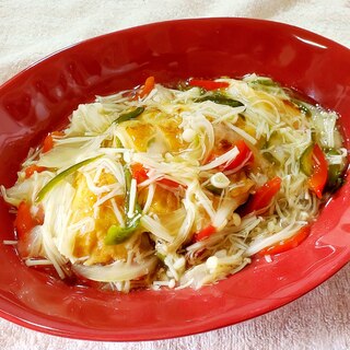 鶏肉の野菜あんかけ